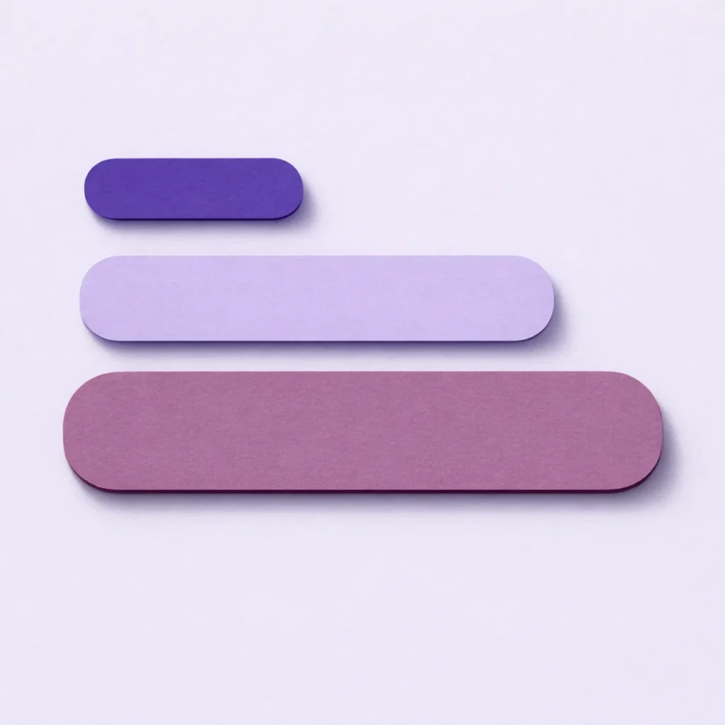 Payment methods ranked by withdrawal speed at fast payout non GamStop casinos shown as a papercraft lane-length comparison in purple